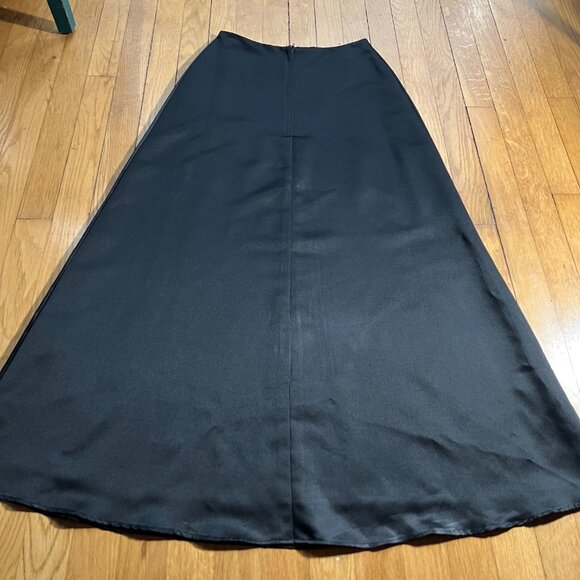 Vintage Jessica McClintock For Gunne Sax Size 3/4 Black A-Line Formal Maxi Skirt - Picture 12 of 15